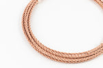 Artistic Wire. Rose Gold 8 Gauge Round Braid Wire -1.5 Ft (3 Packs, 18 Packs) #WRB015