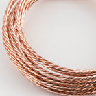 Artistic Wire. Rose Gold 20 Gauge Twisted Round Wire -3 Yd (8 Spools, 48 Spools) #WRT202