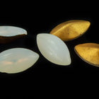 7mm x 15mm Opal Smooth Navette Point Back Cabochon (2 Pcs) #XGP026-F-General Bead
