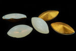 7mm x 15mm Opal Smooth Navette Point Back Cabochon (2 Pcs) #XGP026-F-General Bead