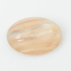 Vintage 10mm x 13.5mm Rose Gold/Beige Stripe Oval Cabochon #XS100-A-3