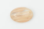 Vintage 10mm x 13.5mm Rose Gold/Beige Stripe Oval Cabochon #XS100-A-3