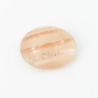 Vintage 8mm x 10mm Rose Gold/Light Pink Stripe Oval Cabochon #XS100-B-2