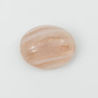 Vintage 8mm x 10mm Rose Gold/Light Gray Stripe Oval Cabochon #XS100-B-3