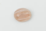 Vintage 8mm x 10mm Rose Gold/Light Gray Stripe Oval Cabochon #XS100-B-3