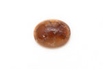 Vintage 8mm x 10mm Brown Crackle Oval Cabochon #XS104-D