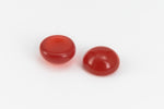 Vintage 5mm Carnelian Round Cabochon (2 Pcs) #XS119-D