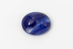 Vintage 8mm x 10mm Dark Blue Oval Cabochon #XS12-E Sm