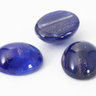 Vintage 8mm x 10mm Dark Blue Oval Cabochon #XS12-E Sm