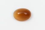 Vintage 6mm x 8mm Light Brown Oval Cabochon #XS121-H