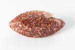 Vintage 7mm x 15mm Sparkle Copper Navette Fancy Stone #XS172-E
