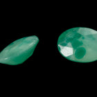 Vintage 5mm x 7mm Mottled Green Oval Fancy Stone #XS177-B