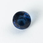 Vintage 6.5mm Montana Faceted Round Fancy Stone (2 Pcs) #XS180-C