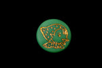 Vintage 14mm Pea Green/Gold Chick Cabochon #XS22-B-2