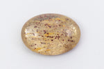 Vintage 13mm x 18mm Champagne Speckled Oval Cabochon #XS42-I
