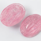Vintage 13mm x 18mm Translucent Pink Scarab Cabochon #XS79-D