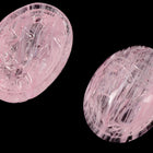 Vintage 13mm x 18mm Translucent Pink Scarab Cabochon #XS79-D
