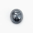 Vintage 10mm x 12mm Hematite Scarab Cabochon #XS81-I