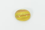 Vintage 8mm x 10mm Gold Flecked Yellow Oval Cabochon #XS99-A-2