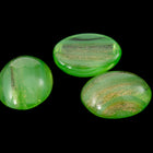 Vintage 8mm x 10mm Gold/Green Stripe Oval Cabochon #XS99-I-2