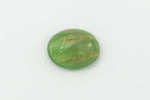 Vintage 8mm x 10mm Gold/Green Stripe Oval Cabochon #XS99-I-2