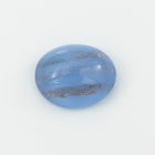 Vintage 8mm x 10mm Rose Gold/Blue Stripe Oval Cabochon #XS99-K-2