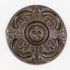 50mm Dark Antique Copper Baroque Medallion #ZWS052-General Bead